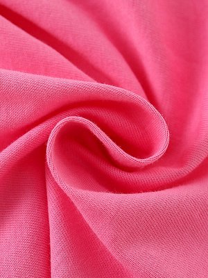 Детская розовая блуза с коротким рукавом