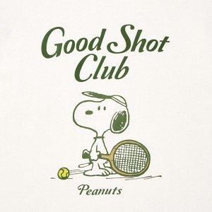 UNIQLO Peanuts Sports Club UT - хлопковая футболка с принтом