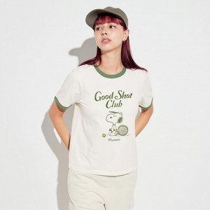 UNIQLO Peanuts Sports Club UT — хлопковая футболка с принтом