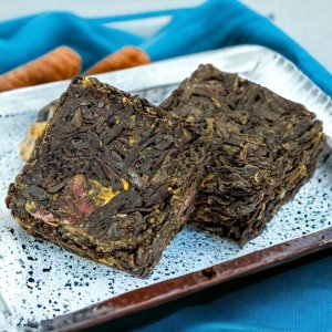 Новый бренд Чай черный прессованный ароматизированный. Чай для Барина, кубик 5-7 гр., 1 шт.