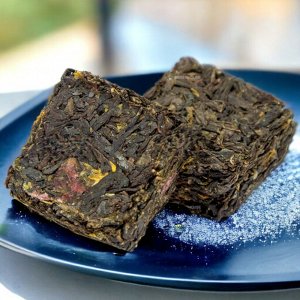 Новый бренд Чай черный прессованный ароматизированный. Чай для Барина, кубик 5-7 гр., 1 шт.