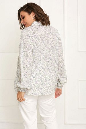 Блуза BegiModa 4087 Цветочный принт