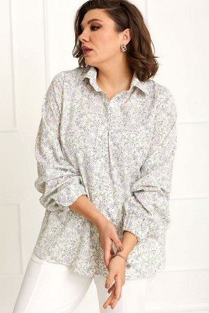 Блуза BegiModa 4087 Цветочный принт