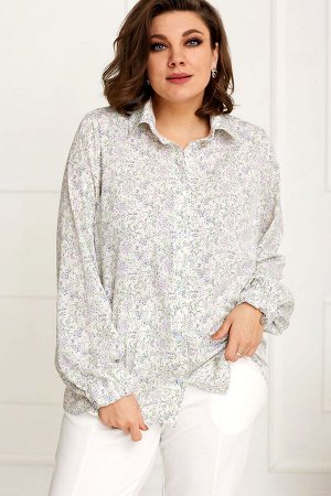Блуза BegiModa 4087 Цветочный принт