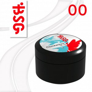 Прозрачный полигель (полижеле/акригель/акриловый гель) от BSG для наращивания и укрепления ногтей, 13 гр