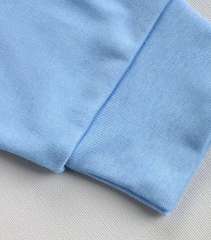 Брюки детские штанишки трикотажные для малыша цвет Голубой (Заврики)