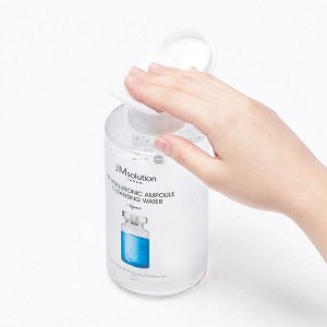 Очищающая вода для снятия макияжа с гиалуроновой кислотой JMsolution H9 Hyaluronic Ampoule Cleansing Water Aqua, 500мл