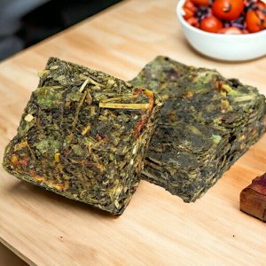 Чай зеленый прессованный ароматизированный. Улыбка ангела, кубик 5-7 гр., 1 шт.