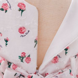 Платье детское для малышки, принт "цветы"