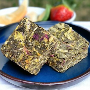 Чай зеленый прессованный ароматизированный. Царь зверей, кубик 5-7 гр., 1 шт.