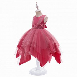 Платье детское без рукавов, цвет розовый
