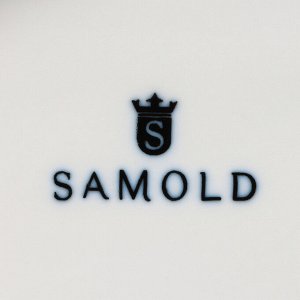 Тарелка глубокая фарфоровая Samold «Хорека Графит», 750 мл, d=21 см