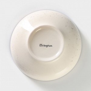 Тарелка глубокая керамичсекая Elrington «Аэрограф. Мятный бриз», d=18 см