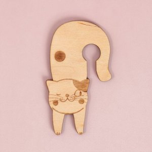 Держатель для крышки «Сонный кот», хдф
