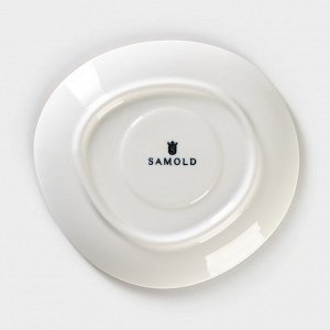 Чайная пара фарфоровая Samold «Хорека Графит», 250 мл, 12х9х7 см, 2 предмета