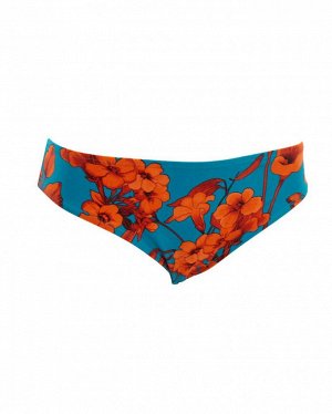Плавки купальные жен. (001225) оранжево-бирюзовый
