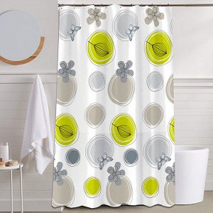 Штора для ванной комнаты из ЭВА Shower Curtain / 180 x 180 см