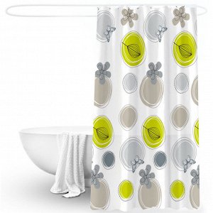 Штора для ванной комнаты из ЭВА Shower Curtain / 180 x 180 см