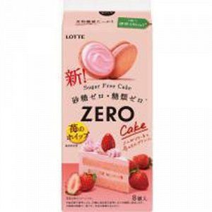 Пирожное без сахара Zero Sugar Free Lotte Клубничный десерт 8 шт. 70 гр