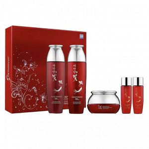 Набор для ухода за кожей с женьшенем DAANDAN Bit Premium Red Ginseng Set