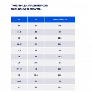 Размерная сетка