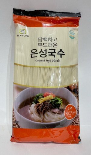 Лапша пшеничная Унсон Куксу 900 гр Южная Корея