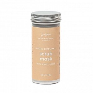 Скраб маска для лица с фруктовыми ферментами SmoRodina FACIAL EXFOLIANT 120 мл Смородина