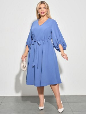 Платье 0327-1а тёмно-голубой