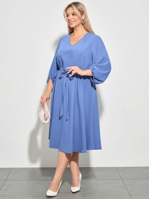 Платье 0327-1а тёмно-голубой