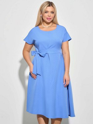 Платье 0083-6а пастельно-голубой