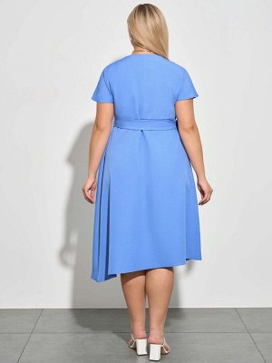 Платье 0083-6а пастельно-голубой