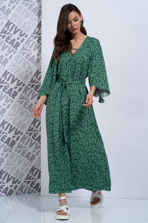 Платье Kivviwear 417803 зеленый