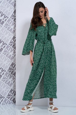 Платье Kivviwear 417803 зеленый