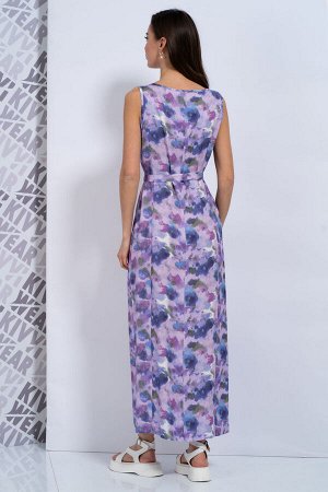 Платье Kivviwear 416802 сиреневая акварель
