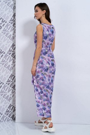 Платье Kivviwear 416802 сиреневая акварель