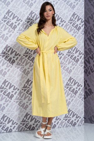 Платье Kivviwear 417501 желтый