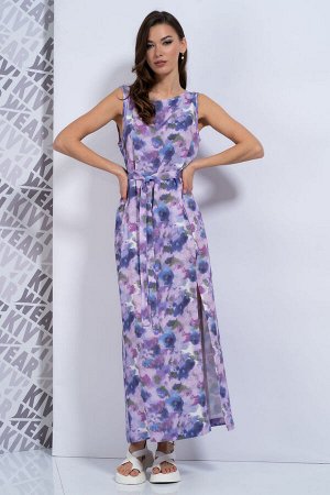 Платье Kivviwear 416802 сиреневая акварель
