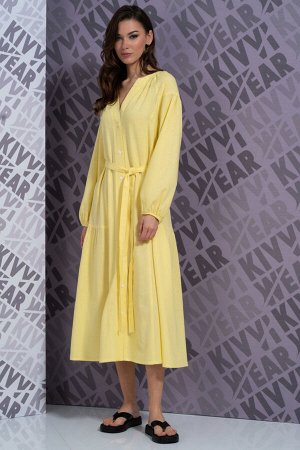 Платье Kivviwear 418002 желтый