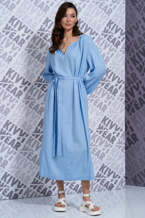 Платье Kivviwear 417505 голубой