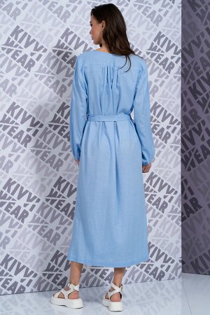 Платье Kivviwear 417505 голубой