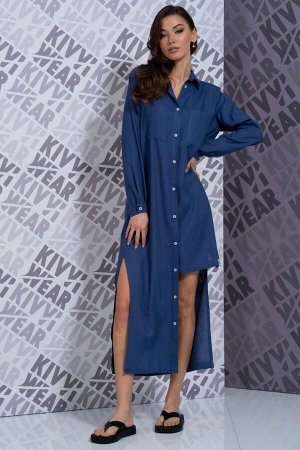 Платье Kivviwear 417203 синий