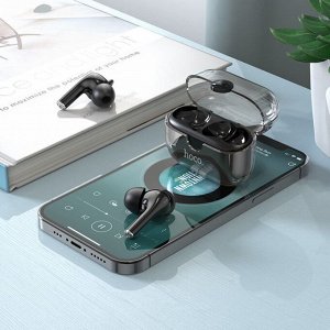 Наушники Hoco EW22 TWS, беспроводные, вакуумные, BT5.3, 30/300 мАч, микрофон, черные
