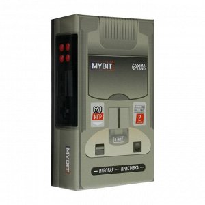 Игровая приставка MYBIT Game-6, 8 бит, 620 игр, RCA, 2 беспроводных джойстика, черная