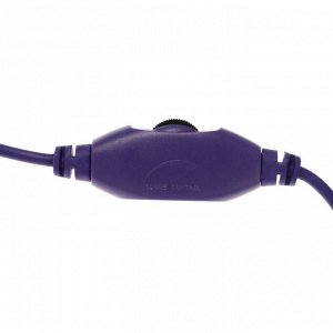 Наушники Qumo Game Cat Purple, игровые, микрофон, USB+3.5 мм, 2м, фиолетовые