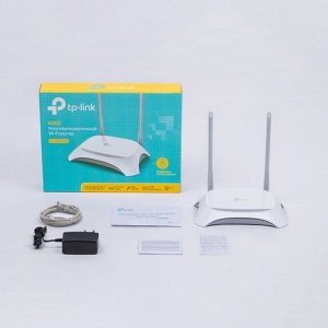 Wi-Fi роутер TP-Link TL-WR842N, 300 Мбит/с, 4 порта 100 Мбит/с, белый