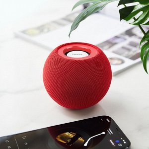 Портативная колонка Hoco BS45, 5 Вт, 500 мАч, BT 5.0, microSD, FM-радио, красная
