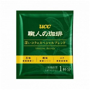 Кофе молотый UCC дрип-пакет Special blend, 7г*16*6