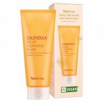 FarmStay Calendula Relief Cleansing Foam Очищающая гель-пенка для умывания с календулой