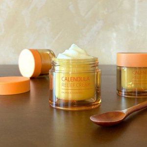 Крем для лица с экстрактом календулы FarmStay Calendula Relief Cream