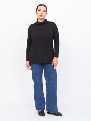 Водолазка из вискозы VD01103BLK00